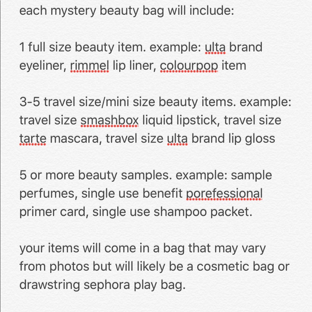 Mystery Beauty Bag - Picture 8 of 8